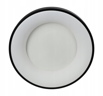 Černé kulaté stropní LED svítidlo 50 W, 4000 K