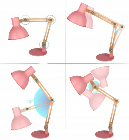 Stolní lampa E27, nastavitelná