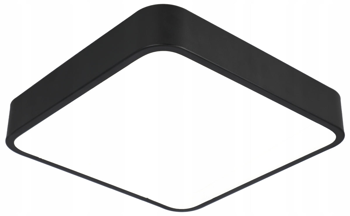 Černý přisazený LED panel 30 W, 30 cm