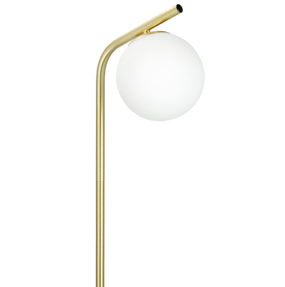 Zlatá stojací lampa G9