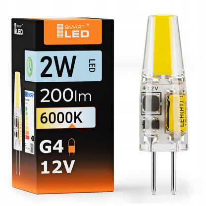 LED žárovka G4 12 V, 2 W, 140 lm, 6000 K – studená bílá
