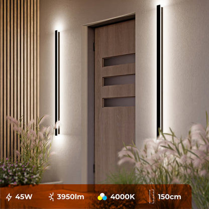 LED fasádní svítidlo 45 W, 150 cm, IP65