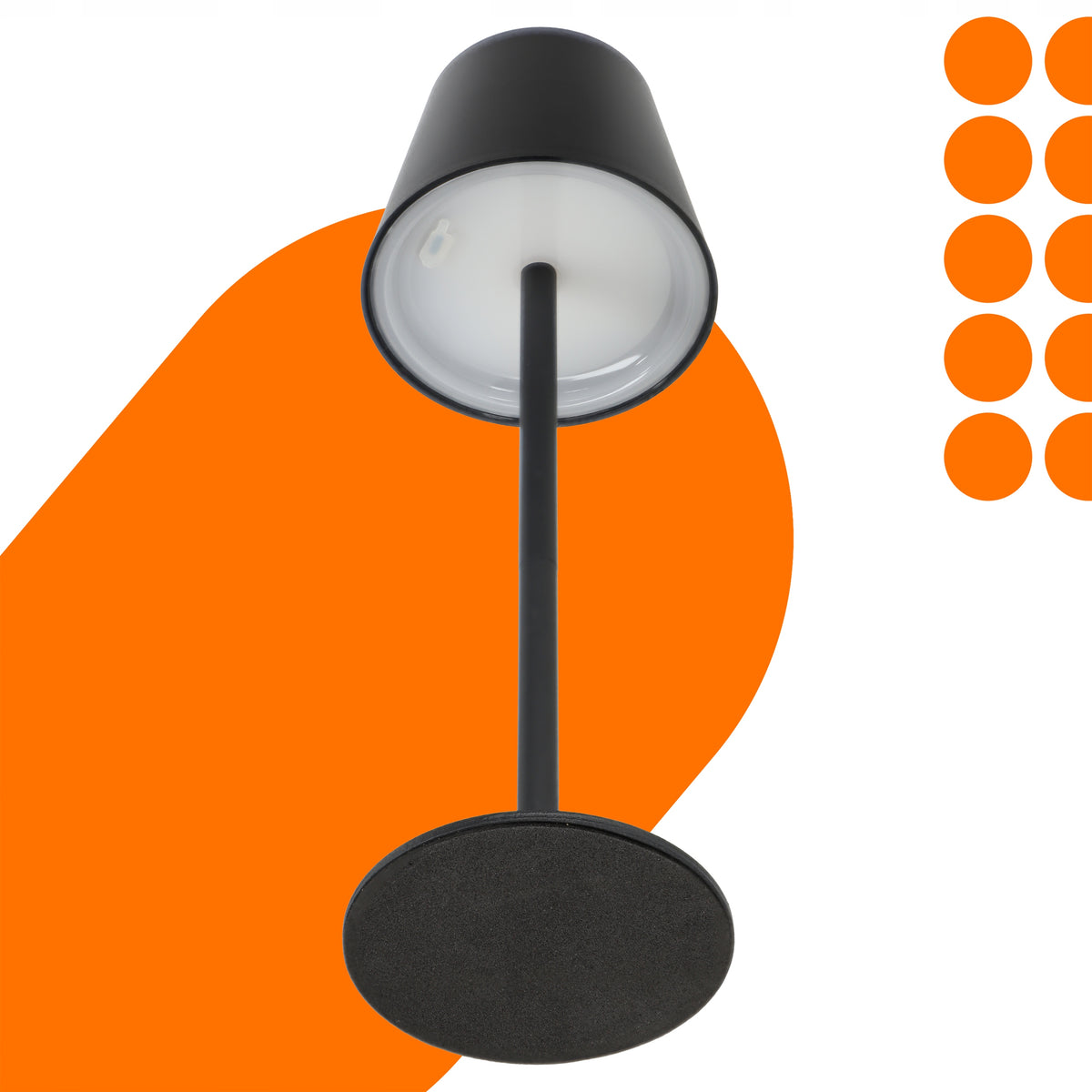 LED stolní lampa, s dotykovým ovládáním, stmívatelná, 3 režimy barvy světla