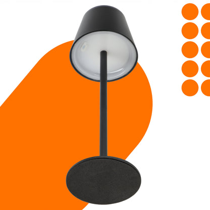 LED stolní lampa, s dotykovým ovládáním, stmívatelná, 3 režimy barvy světla