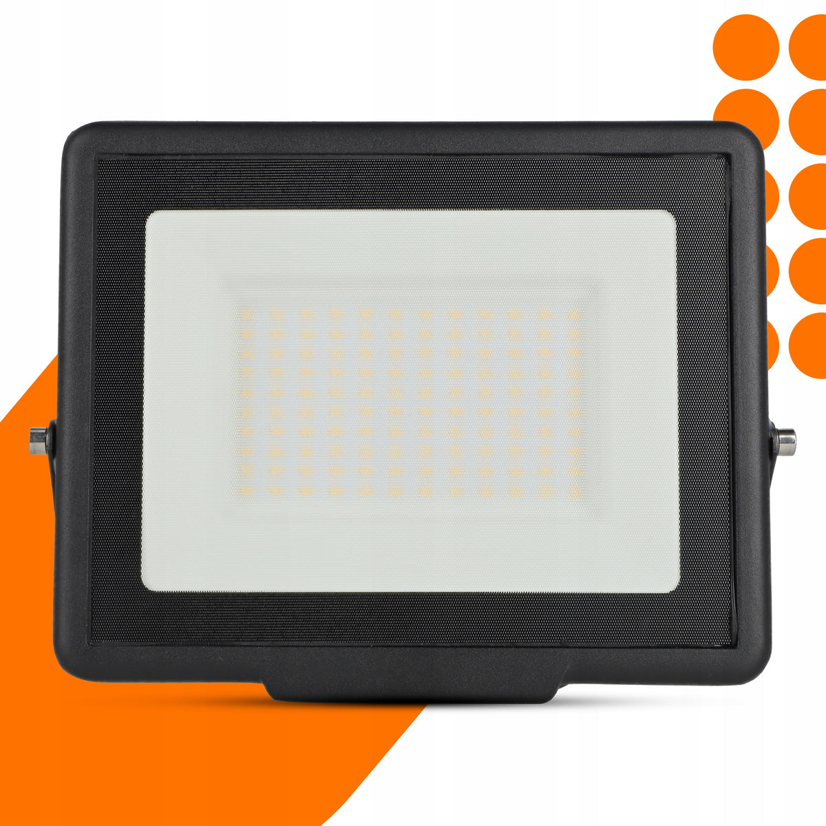 LED reflektor 100 W, 8000 lm, neutrální bílá 4500 K, IP65, 230 V, 23 × 18,5 cm