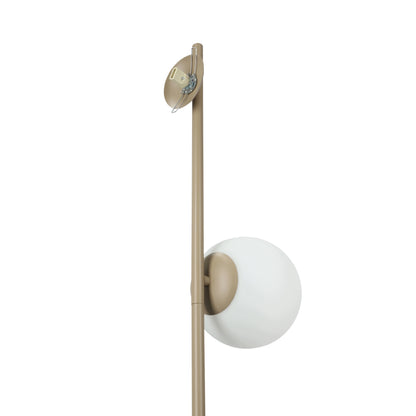 Béžová stojací lampa G9