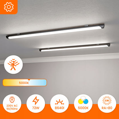 Prachotěsné LED svítidlo 72 W, 8640 lm, 120 cm