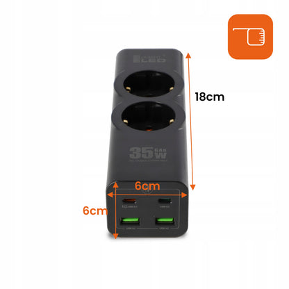 Prodlužovací kabel 230 V, 35 W