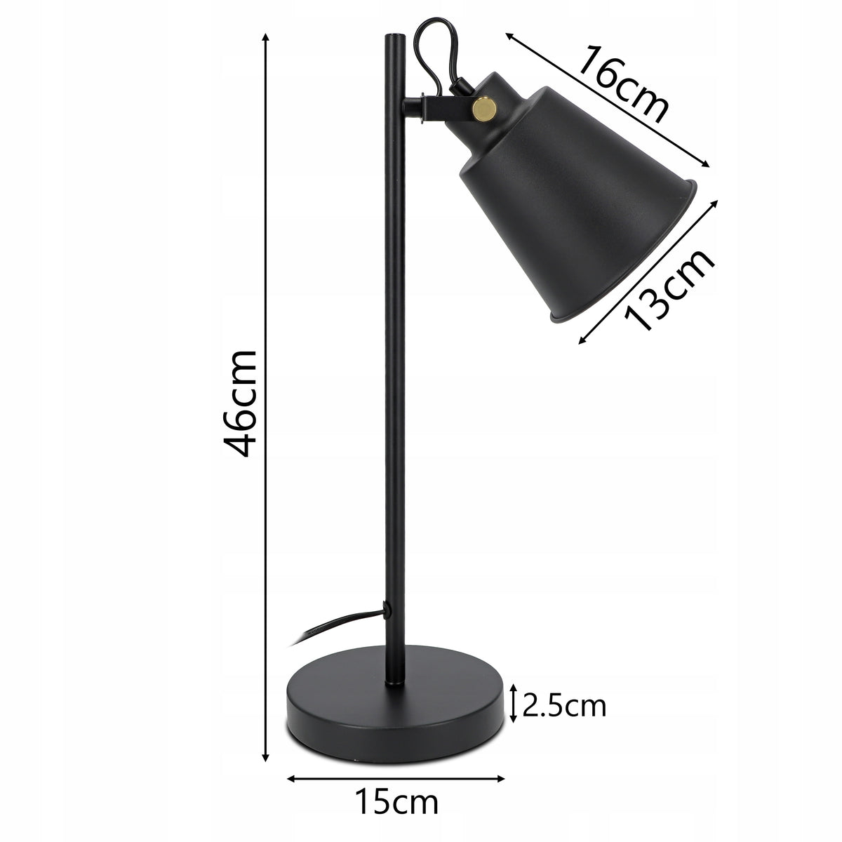 Stolní lampa E27, nastavitelná