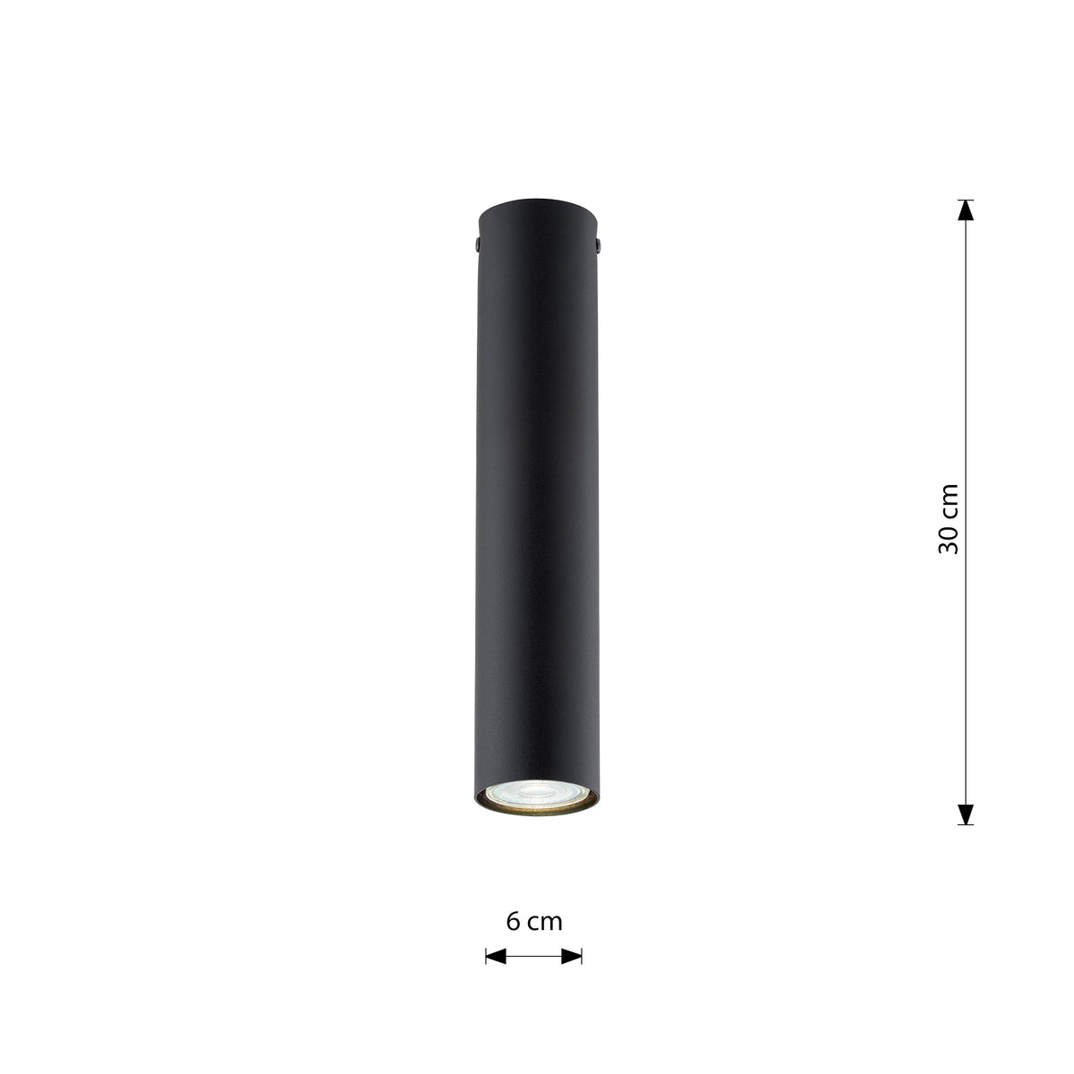 Stropní svítidlo TECNO 1M – černé