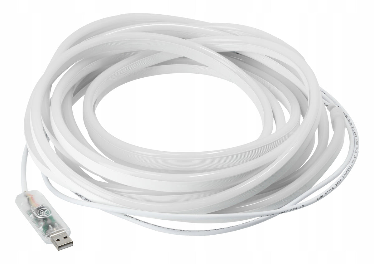 LED neonový pásek 5 V, 5 m, USB, IP65