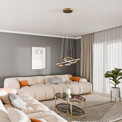 Kancelářské závěsné LED svítidlo 146 W – teplá bílá