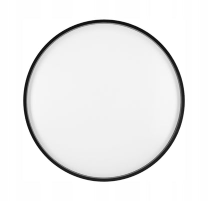 Černé kulaté stropní LED svítidlo 24 W, 33 cm