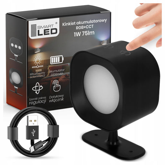 LED nástěnné svítidlo, stmívatelné, CCT