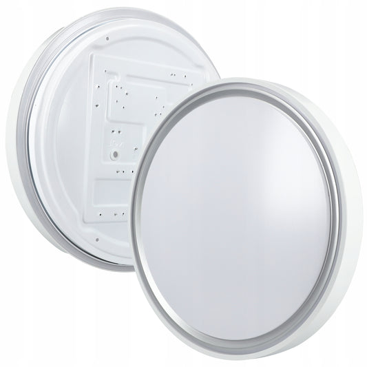 Bílé kulaté stropní LED svítidlo 30 W, 40 cm
