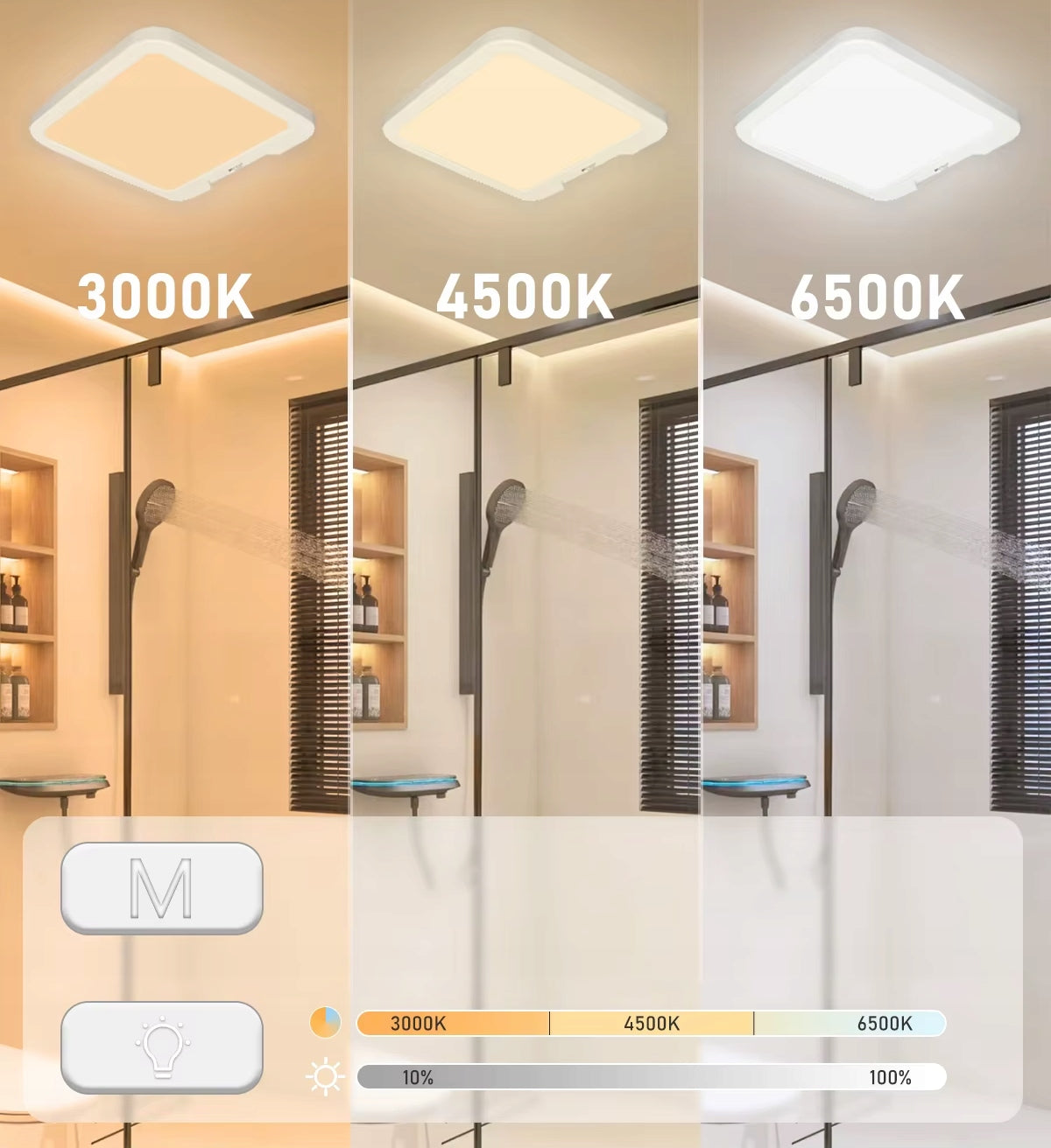 Stropní LED svítidlo, CCT