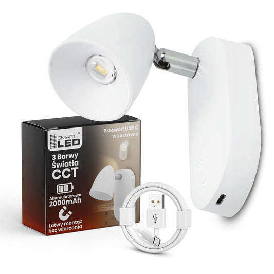 LED nástěnné svítidlo, stmívatelné, CCT