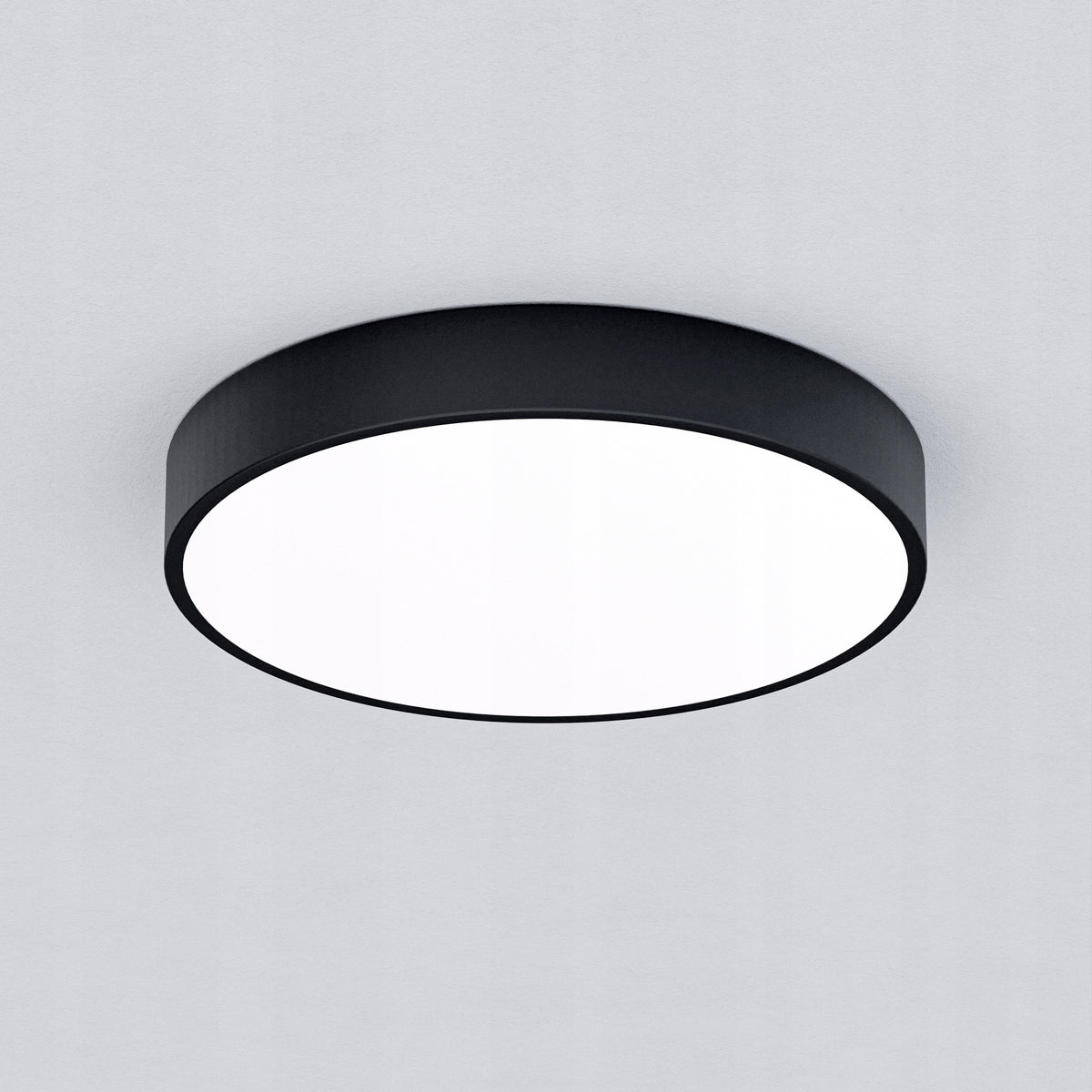 Černé stropní LED svítidlo 36 W, 3600 lm, 4000 K, 40 cm