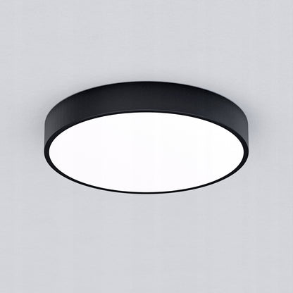 Černé stropní LED svítidlo 36 W, 3600 lm, 4000 K, 40 cm
