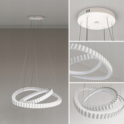 Bílé LED závěsné svítidlo 84 W – teplá bílá