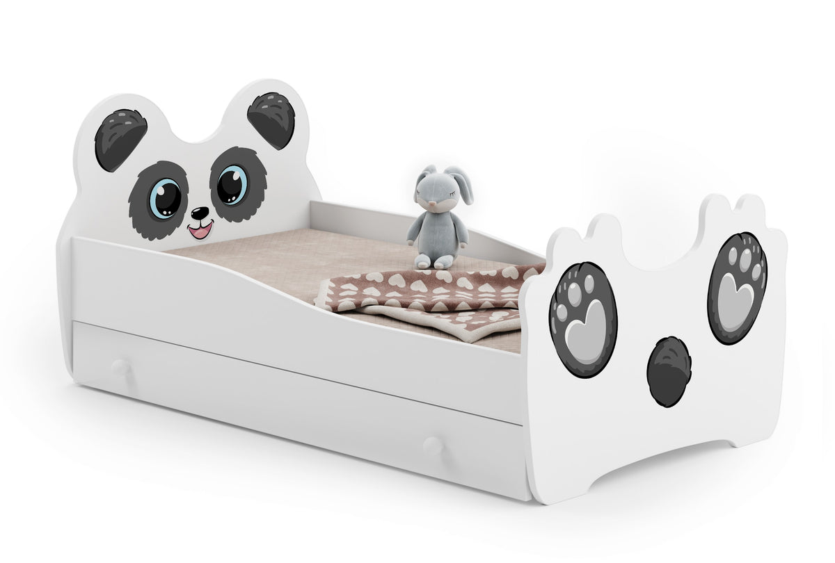 Dětská postel PANDA 160 × 80 cm s úložným šuplíkem