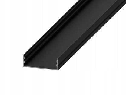 Hliníkový profil pro LED pásek 1 m, pro přisazenou i zápustnou montáž