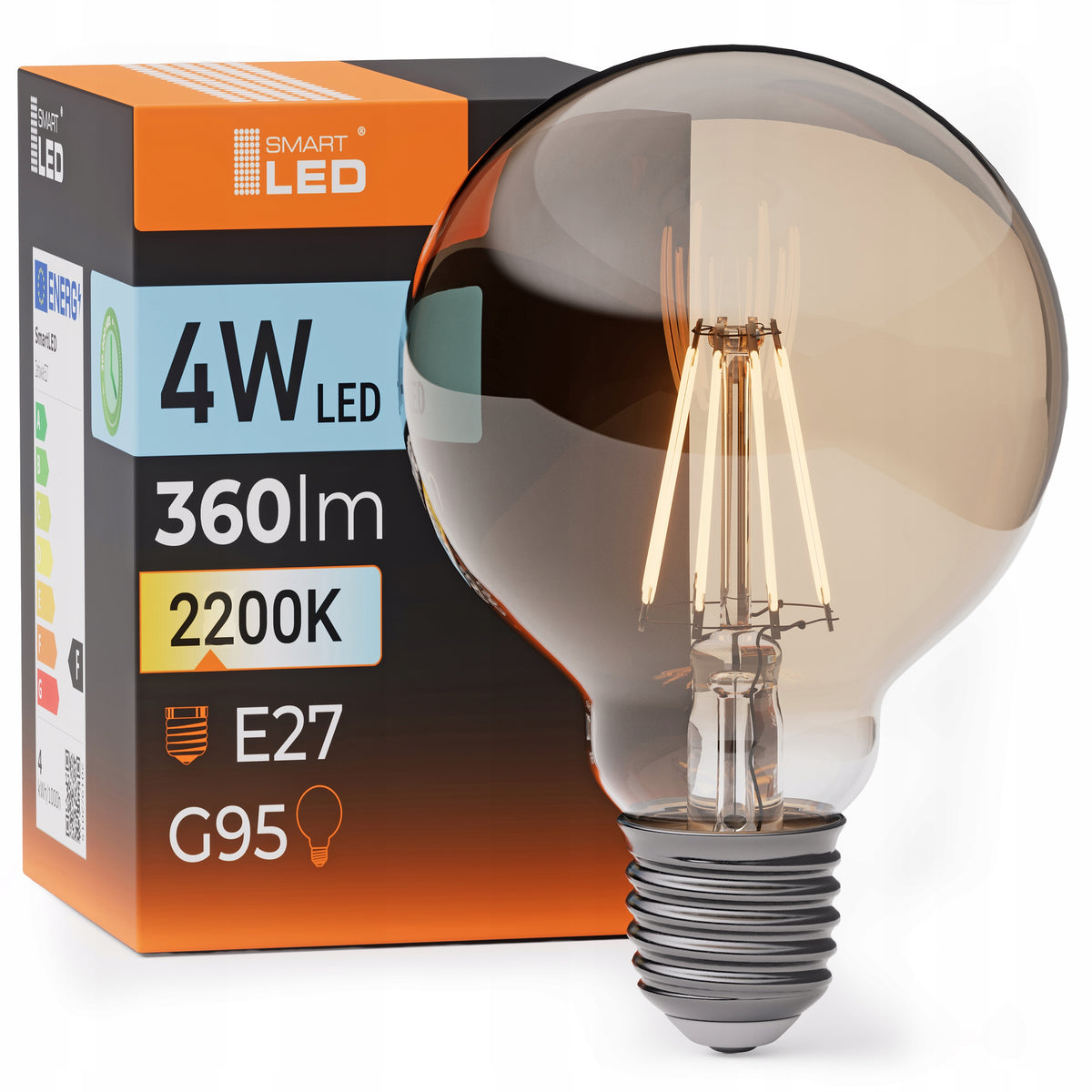 LED žárovka E27 4 W, 2200 K