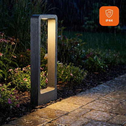 Černý venkovní osvětlovací sloupek 230 V, 60 cm, IP44