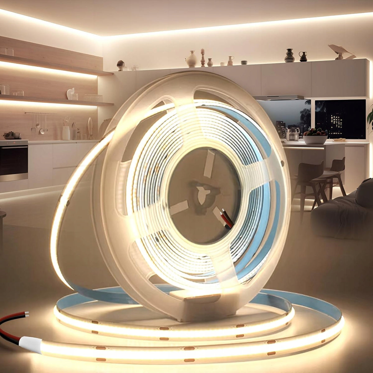LED pásek 24 V, 65 W, 7150 lm, 5 m – neutrální bílá