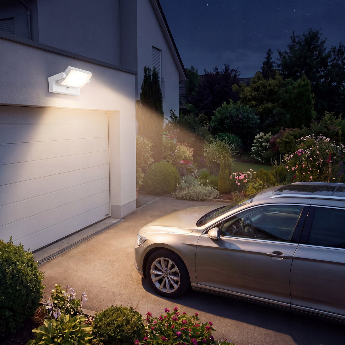 LED fasádní svítidlo 24 W, 3 režimy barvy světla