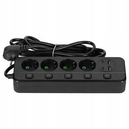 Prodlužovací kabel 230 V, 3 m, USB