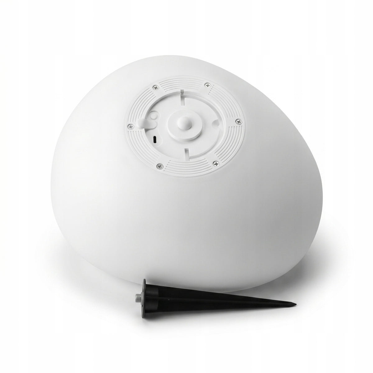 Bílé LED solární zápichové svítidlo 32 cm