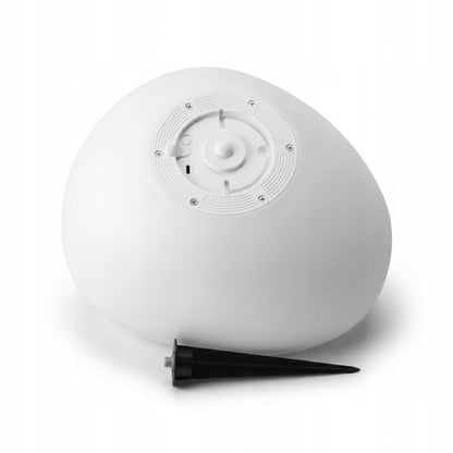 Bílé LED solární zápichové svítidlo 32 cm