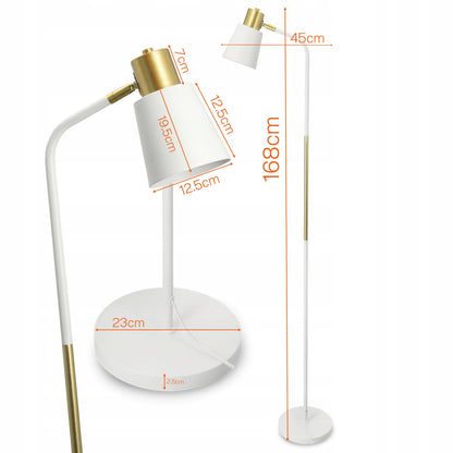 Stojací lampa E27, nastavitelná