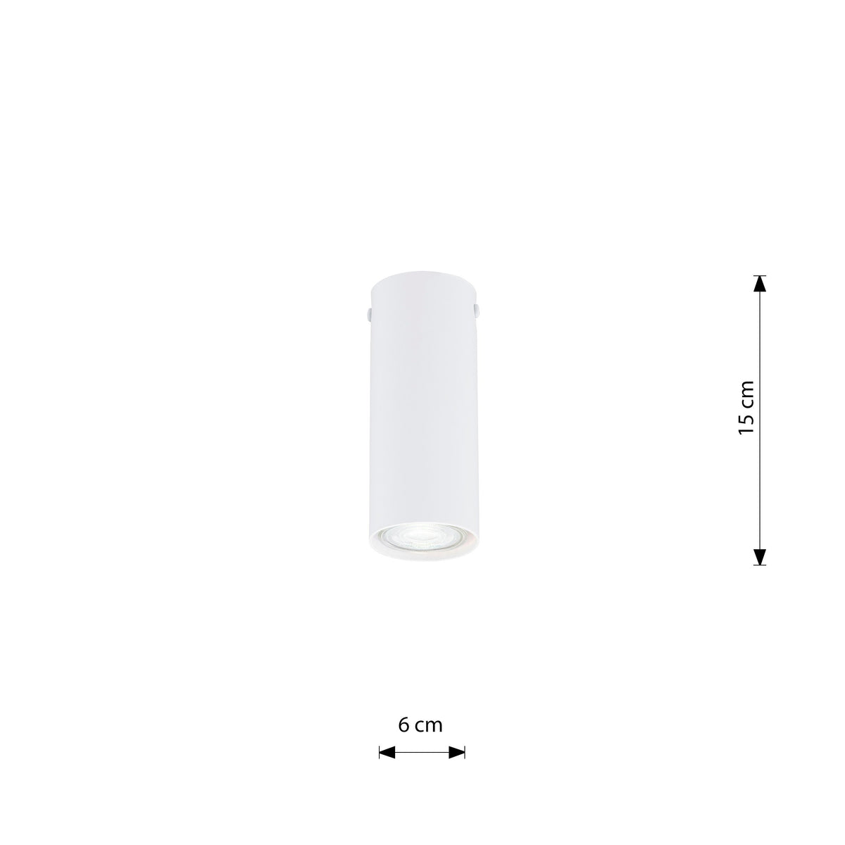 Stropní svítidlo TECNO 1S – bílé