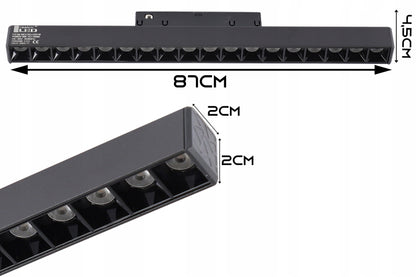 Lištové LED svítidlo 48 W, 4000 K