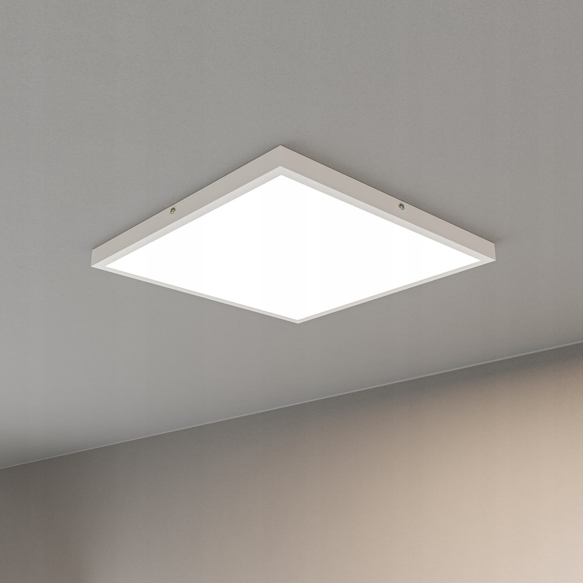 Bílý kancelářský LED panel 60 W, 60 × 60 cm