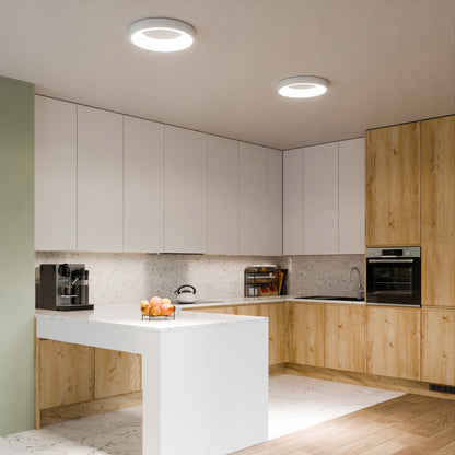 Bílé kulaté stropní LED svítidlo 30 W, 4000 K