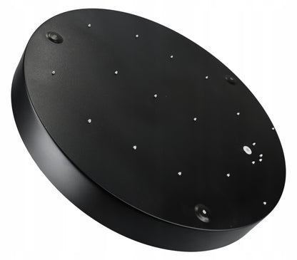 Černé stropní LED svítidlo 30 W, 40 cm