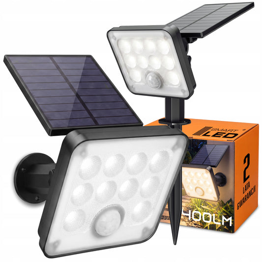LED solární zápichové svítidlo 400 lm