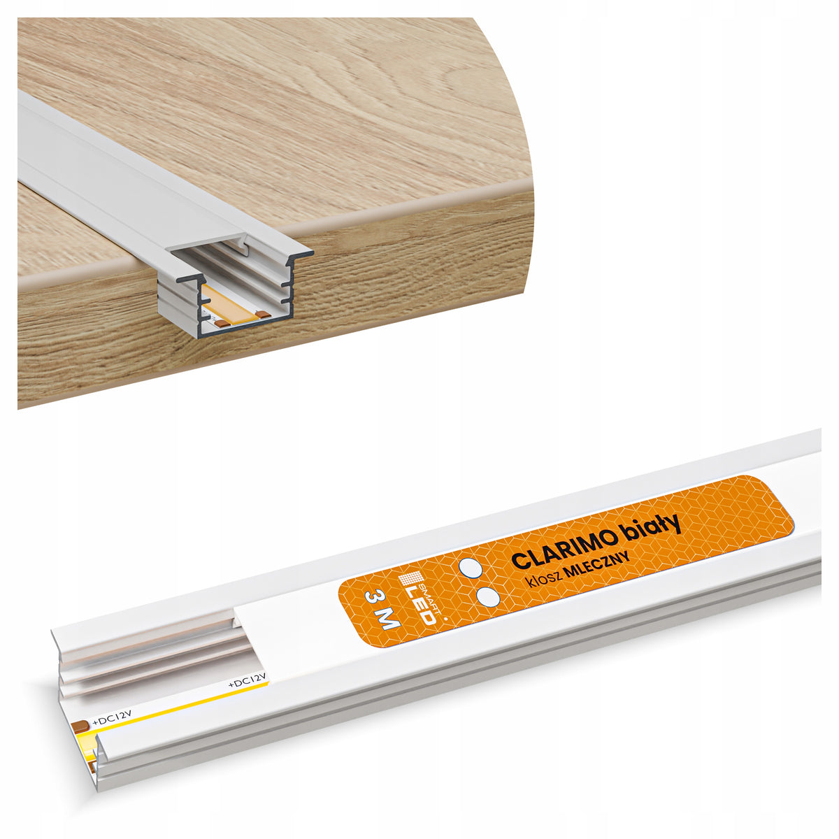 Hliníkový profil pro LED pásek 3 m