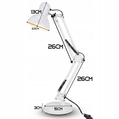 Stolní lampa E27 230 V, nastavitelná, s klipsem