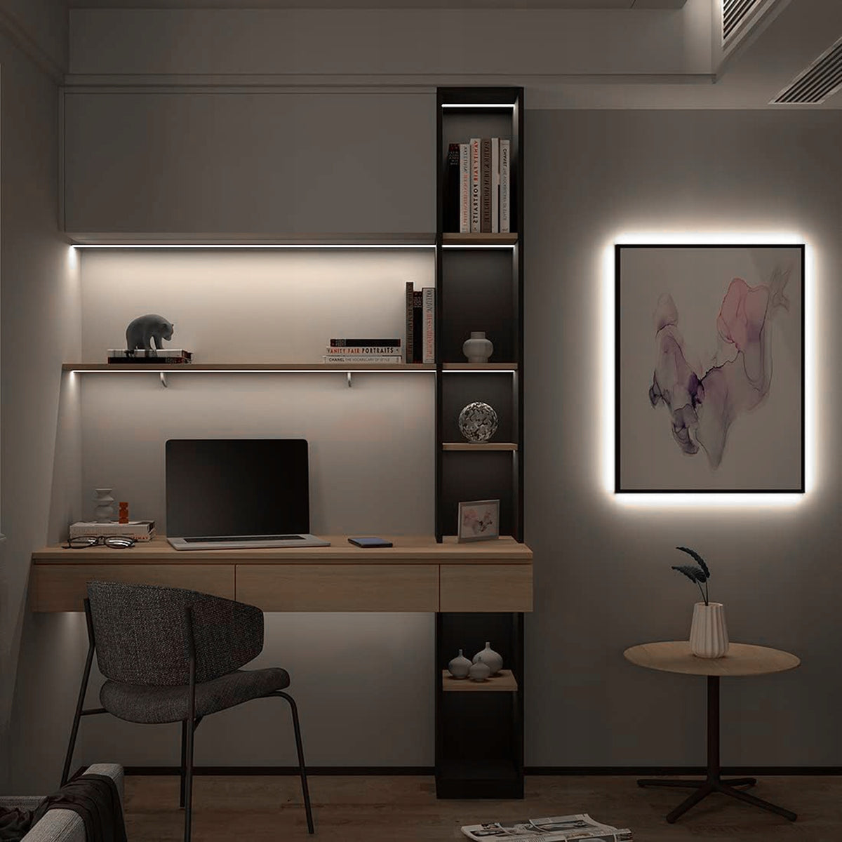 LED pásek 12 V, 40 W, 4000 lm, 5 m – studená bílá