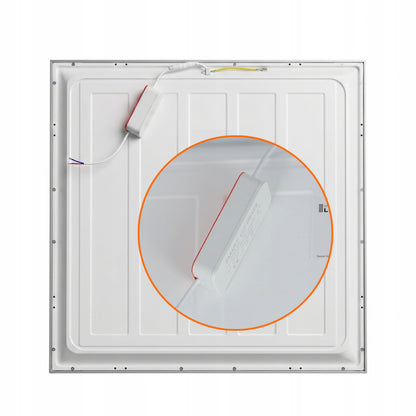 Bílé stropní LED svítidlo 48 W, 5760 lm, 4000 K, 60 × 60 cm