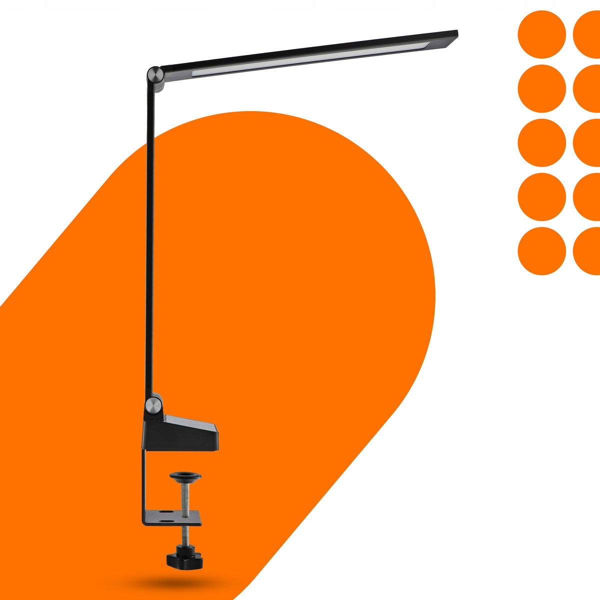 LED stolní lampa 10 W, s dotykovým ovládáním, CCT, nastavitelná