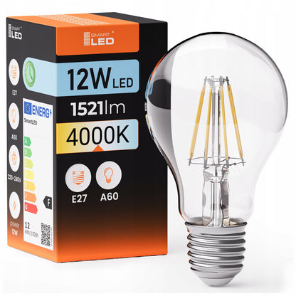 LED žárovka E27 12 W, 1521 lm, 4000 K – neutrální bílá
