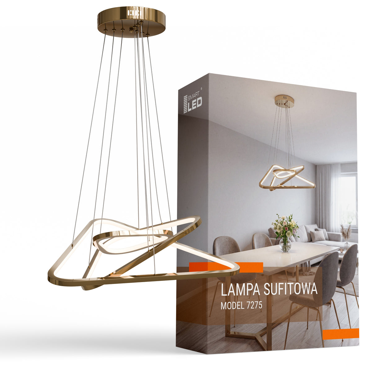 Kancelářské závěsné LED svítidlo 146 W – teplá bílá