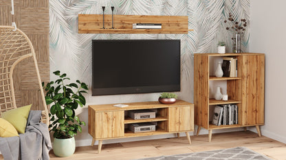 TV stolek FOCUS 135 cm – dub Craft