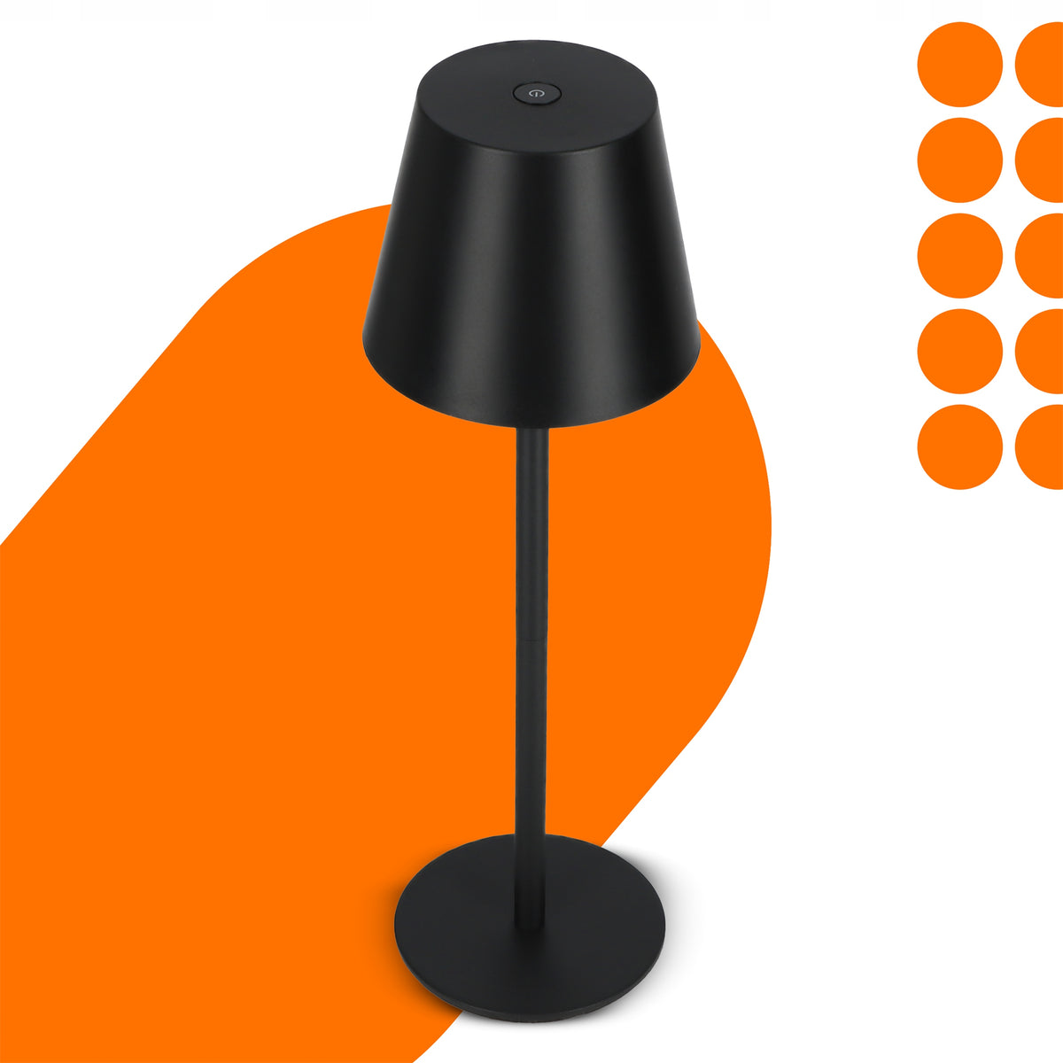 LED stolní lampa, s dotykovým ovládáním, stmívatelná, 3 režimy barvy světla