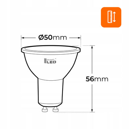 Bílá LED žárovka GU10 9 W, 820 lm, 6000 K – studená bílá